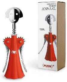 alessi Anna G Korkenzieher Product Red AM 01 RED