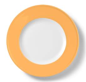 Dibbern Solid Color Teller flach 26 cm fahne mandarine 20 026 000 61