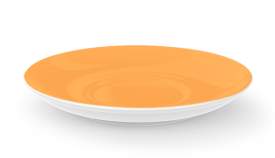 Dibbern Solid Color Cappuccino Untertasse mandarine 20 113 000 61