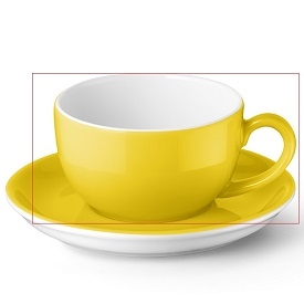 Dibbern Solid Color Kaffee Obertasse 0,25 L SONNENGELB 20 108 000 12