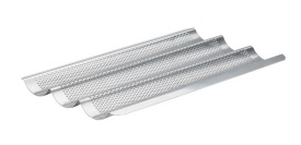 Backblech dreifach perforiert Baguette