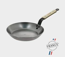 Bratpfanne Mineral Lyonnaiser Form Holz 24 cm