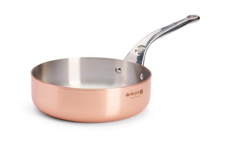 de-buyer Sauteuse zylindrisch Kupfer Induktion Prima Matera 24 cm Bild 4