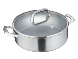 Tricion Resist Servierpfanne mit Glasdeckel 28 cm