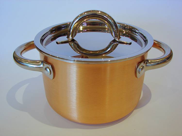 schulte-ufer Kochtopf Kupfer de Luxe induktion 16 cm Bild 2