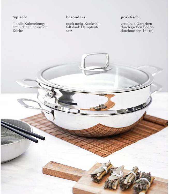 schulte-ufer Wok-Set Skagen 5 ltr Bild 2