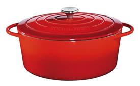 Bräter Bratentopf oval 35 cm rot Provence