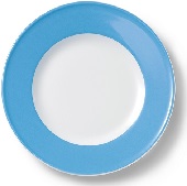 Teller flach 21 cm Fahne LAVENDELBLAU