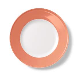 Teller flach 21 cm fahne blush