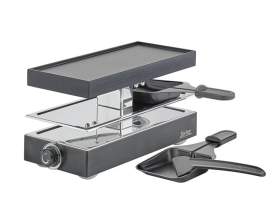 Raclette2 classic schwarz mit Alugrillplatte