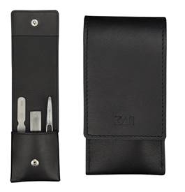 Nagelpflege Set 3 tlg mit Nagelknipser im Etui