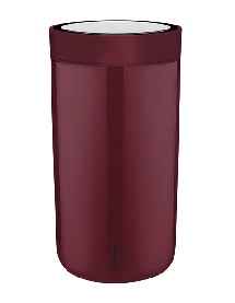 stelton To Go Click Isobecher 0,20 l - steel burgund