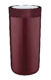 stelton To Go Click Isobecher 0,34 l - steel burgund