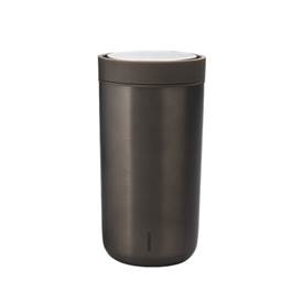 stelton Isolierbecher To Go Click 0,2 ltr braun metallic