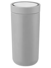 stelton To Go Click Isobecher 0,4 ltr soft hellgrau