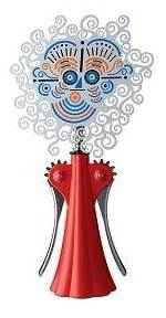 alessi Korkenzieher Anna G. Anniversary AM01 4 R rot