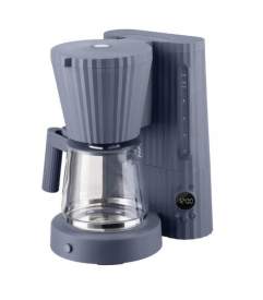 alessi Plisse Filterkaffeemaschine grau MDL14 G