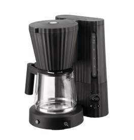 alessi Plisse Filterkaffeemaschine schwarz MDL14 B