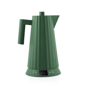 alessi Plisse elektrischer Wasserkocher mit Temperaturregelung grün MDL21 GR
